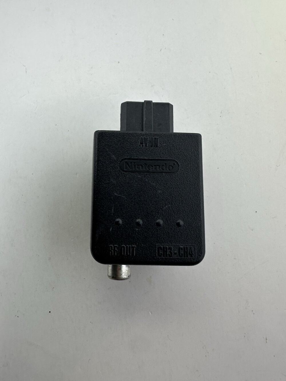 Official OEM Nintendo 64 N64 RF Modulator NUS-003 Adapter Good Shape Ch3-Ch4